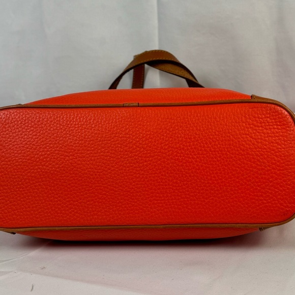 Dooney &‎ bourke orange pebble tote - Picture 7 of 14